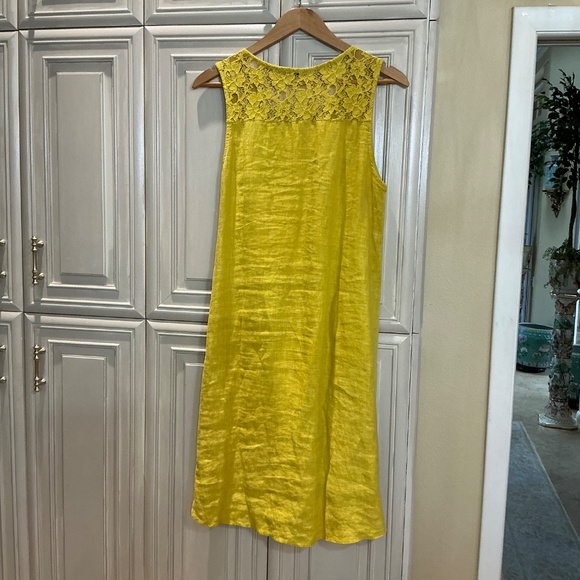 TERZO MILLENIO LINEN DRESS - Picture 3 of 4